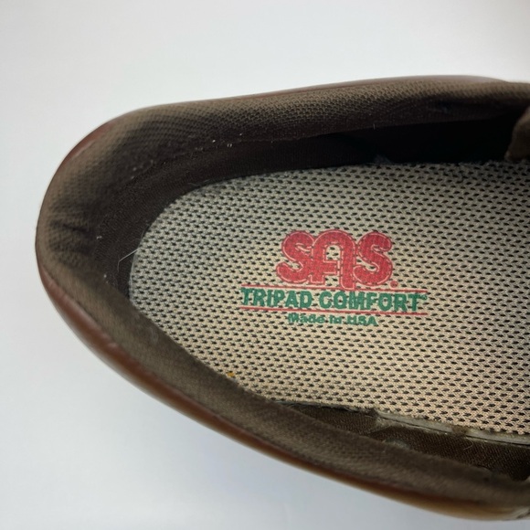 SAS  Men's TIME OUT Tripad Comfort  Brown Leather Lace Up Shoes Size 11M - Picture 7 of 11